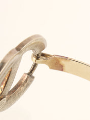 2005年製 ラインストーンCCマークバングル シルバー/ピンク