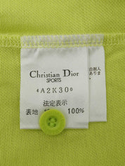 ロゴ刺ポロシャツ ライムグリーン