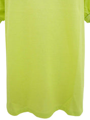 ロゴ刺ポロシャツ ライムグリーン