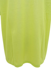 ロゴ刺繡ポロシャツ ライムグリーン