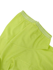 ロゴ刺ポロシャツ ライムグリーン