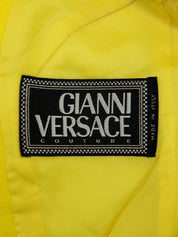 Medusa Button Short Sleeve Jacket Yellow