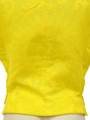 Medusa Button Short Sleeve Jacket Yellow