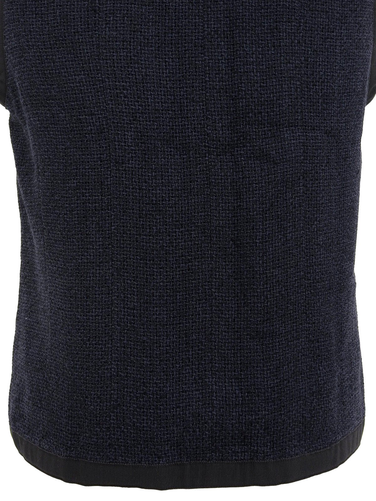 バイカラースクエアロゴプレートベスト ネイビー/ブラック