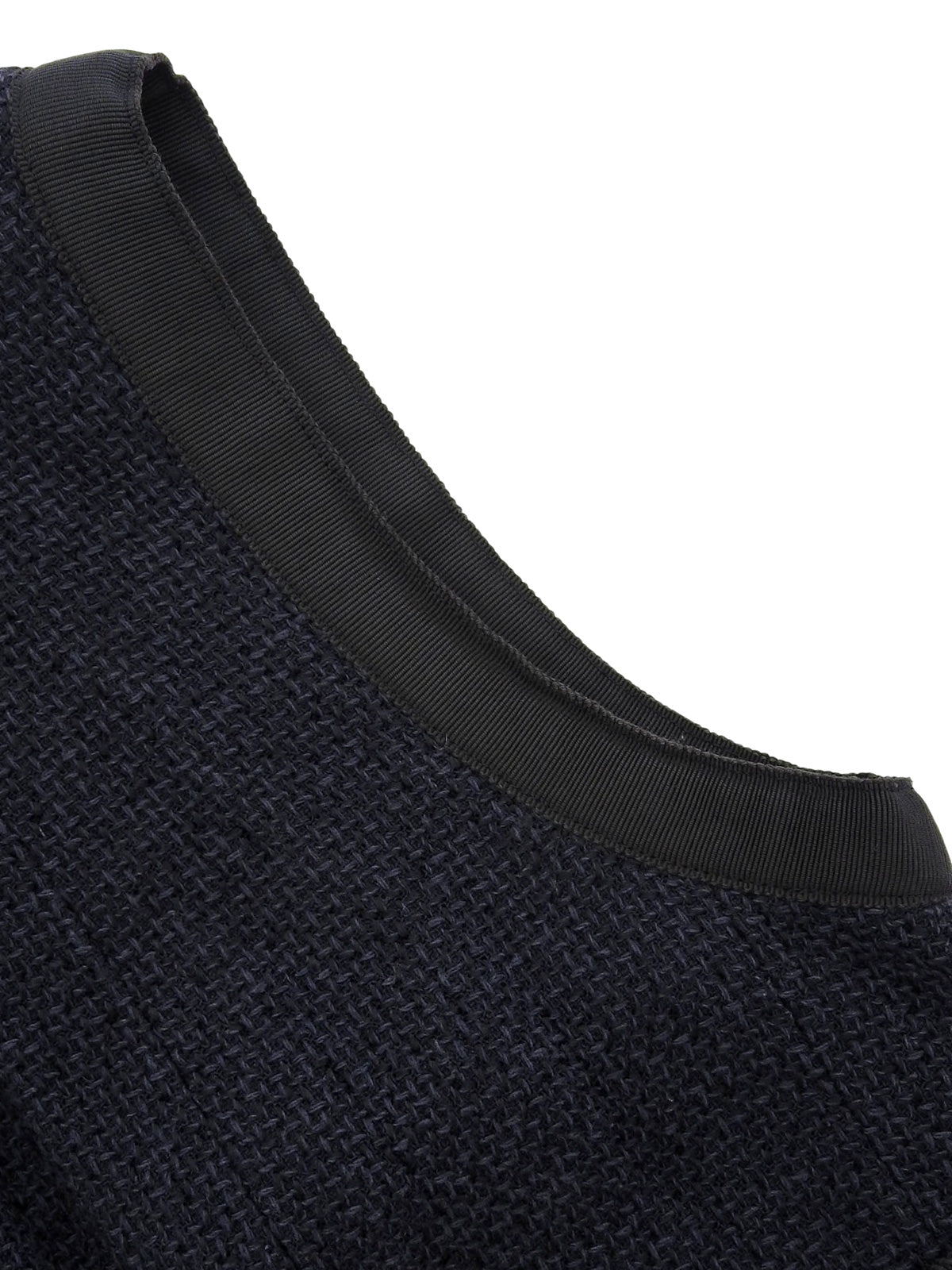 バイカラースクエアロゴプレートベスト ネイビー/ブラック