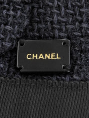 バイカラースクエアロゴプレートベスト ネイビー/ブラック