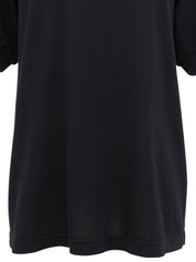 Logo Embroidered Polo Shirt in Black