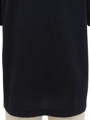 Logo Embroidered Polo Shirt in Black