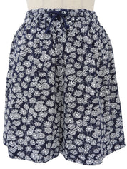 フラワーパークセットアップ ネイビー/ホワイト