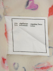 1995年製 リップパターンCCマークハーフスリーブトップス アイボリー/マルチカラー