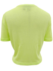 Light green nylon long-sleeved button-down shirt ensemble