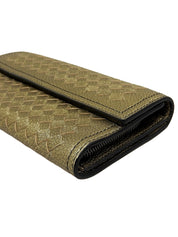 Intrecciato 长款钱包 金色