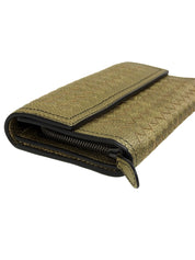 Intrecciato 长款钱包 金色