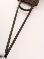 FF Zucca Pattern 2-Way Bag Brown