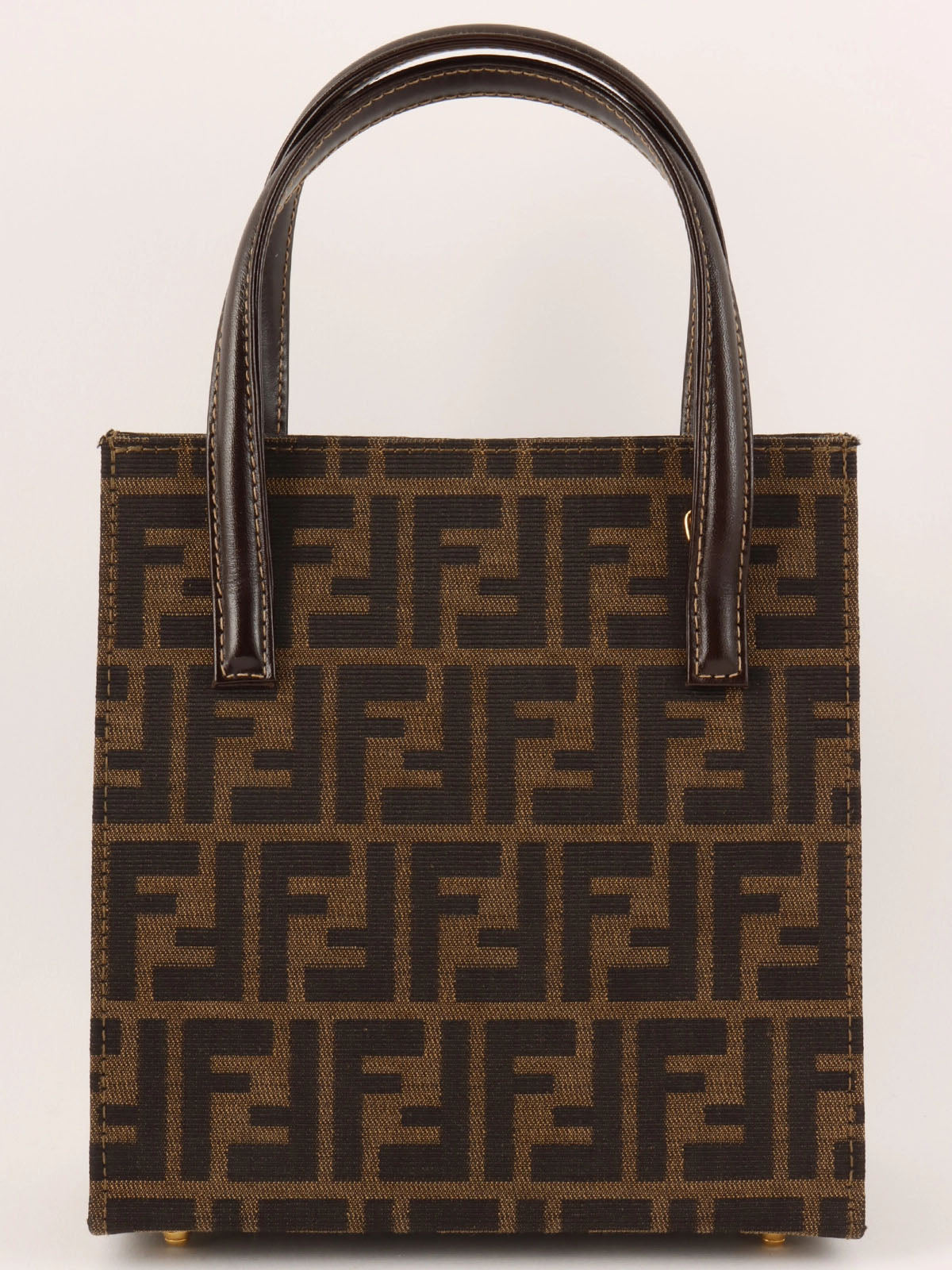 FF Zucca Pattern 2-Way Bag Brown