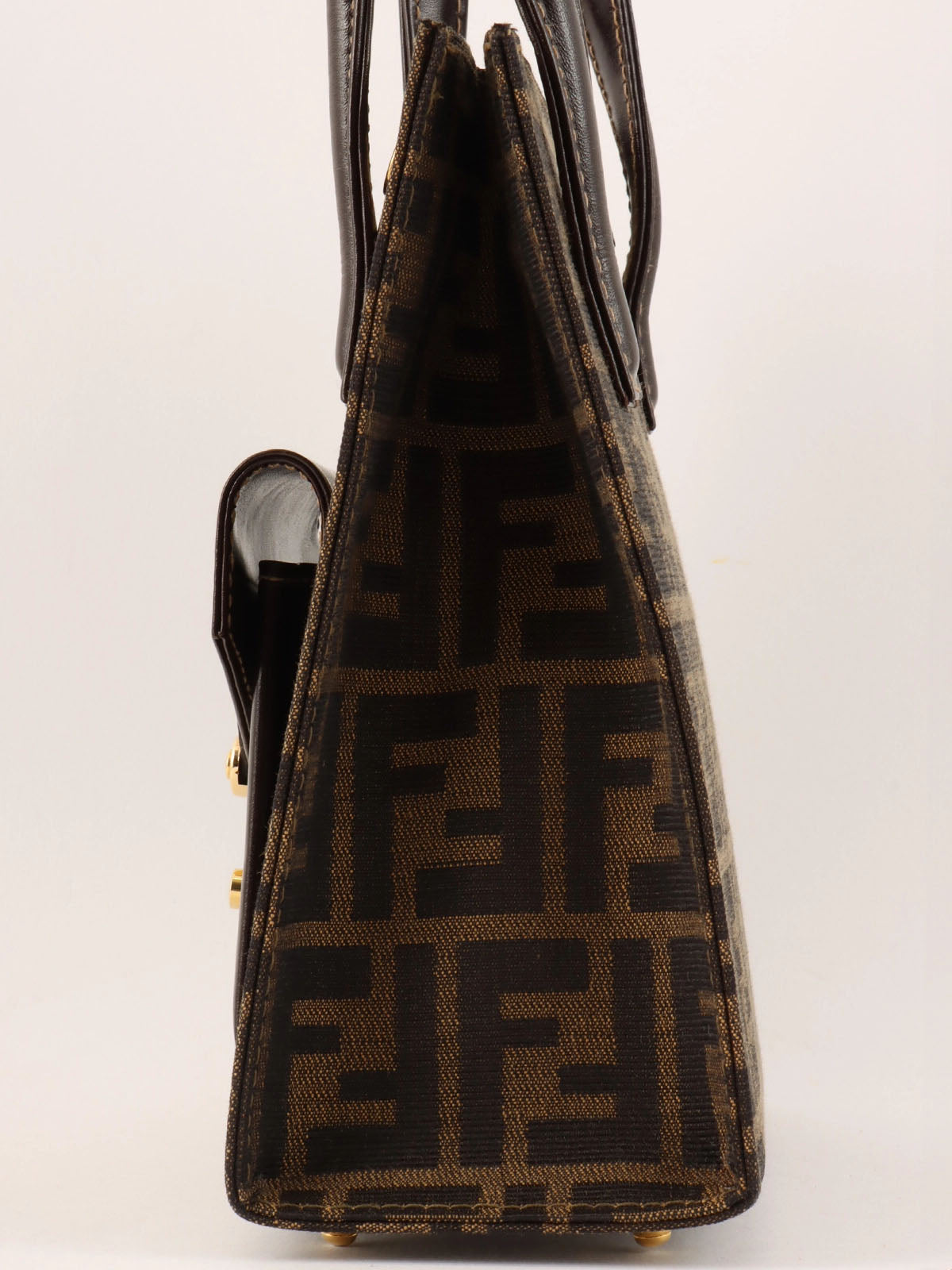 FF Zucca Pattern 2-Way Bag Brown