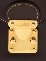 FF Zucca Pattern 2-Way Bag Brown