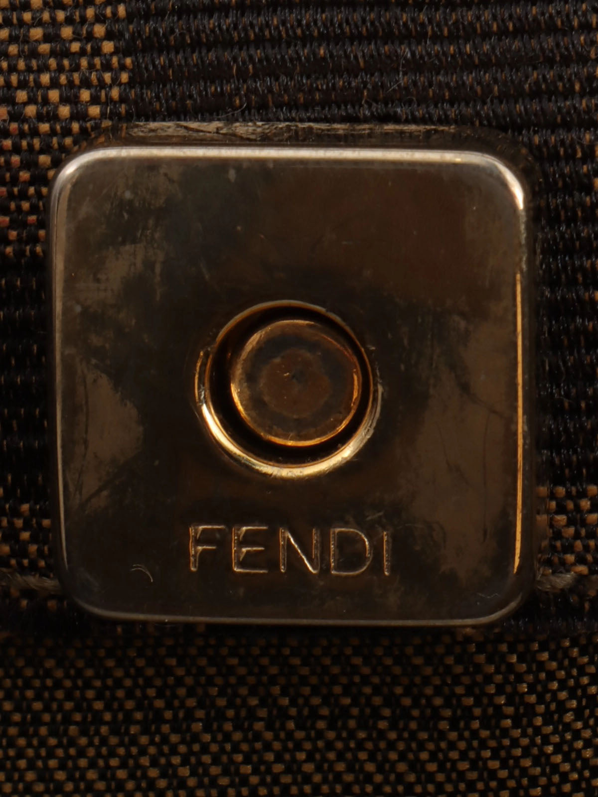 FF Zucca Pattern 2-Way Bag Brown