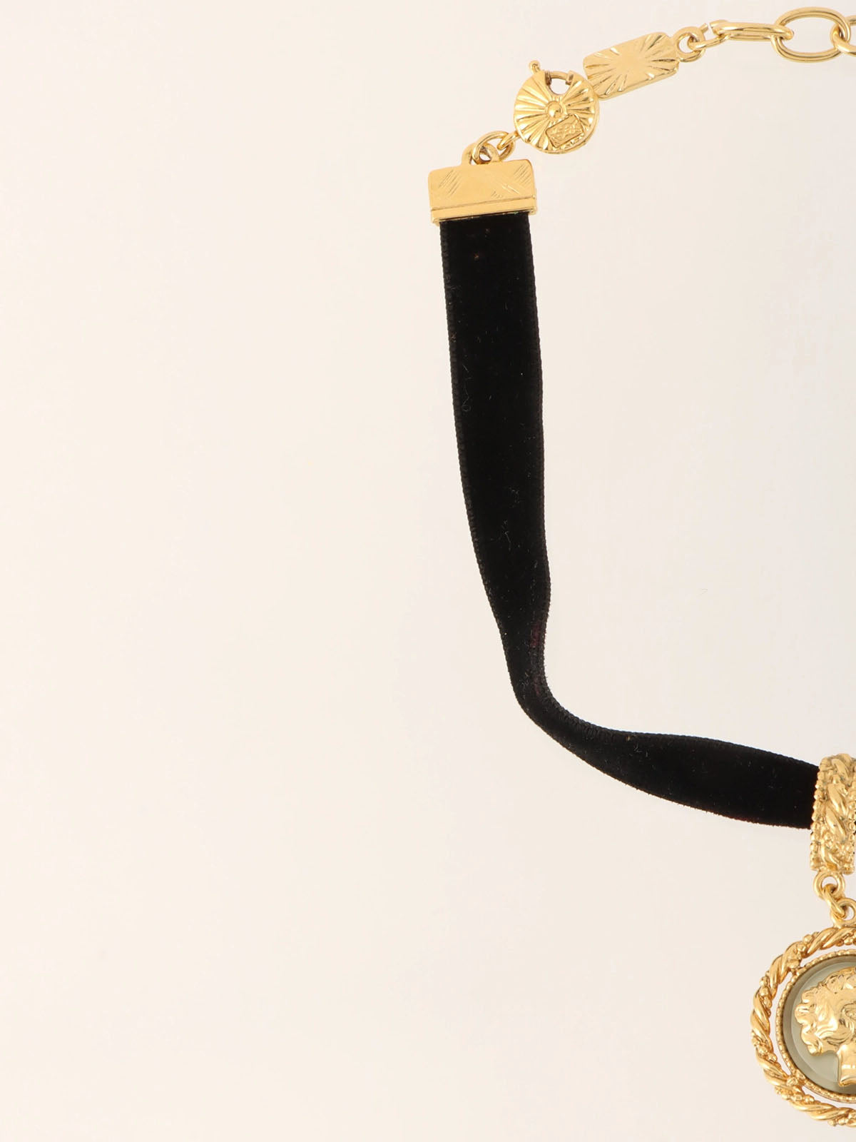 Design Charm Choker Gold/Black