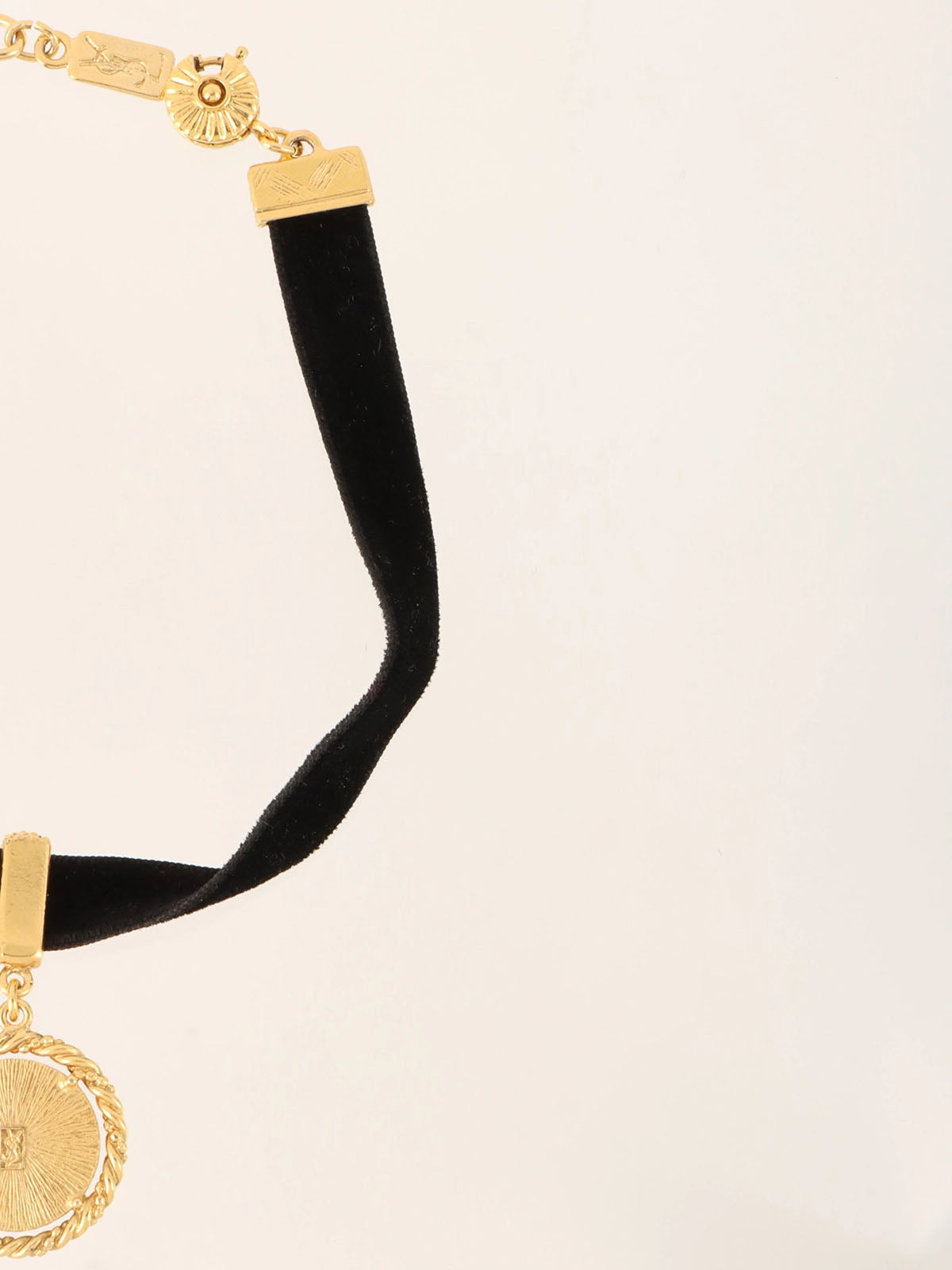 设计吊饰颈圈 金色/黑色