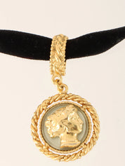 Design Charm Choker Gold/Black