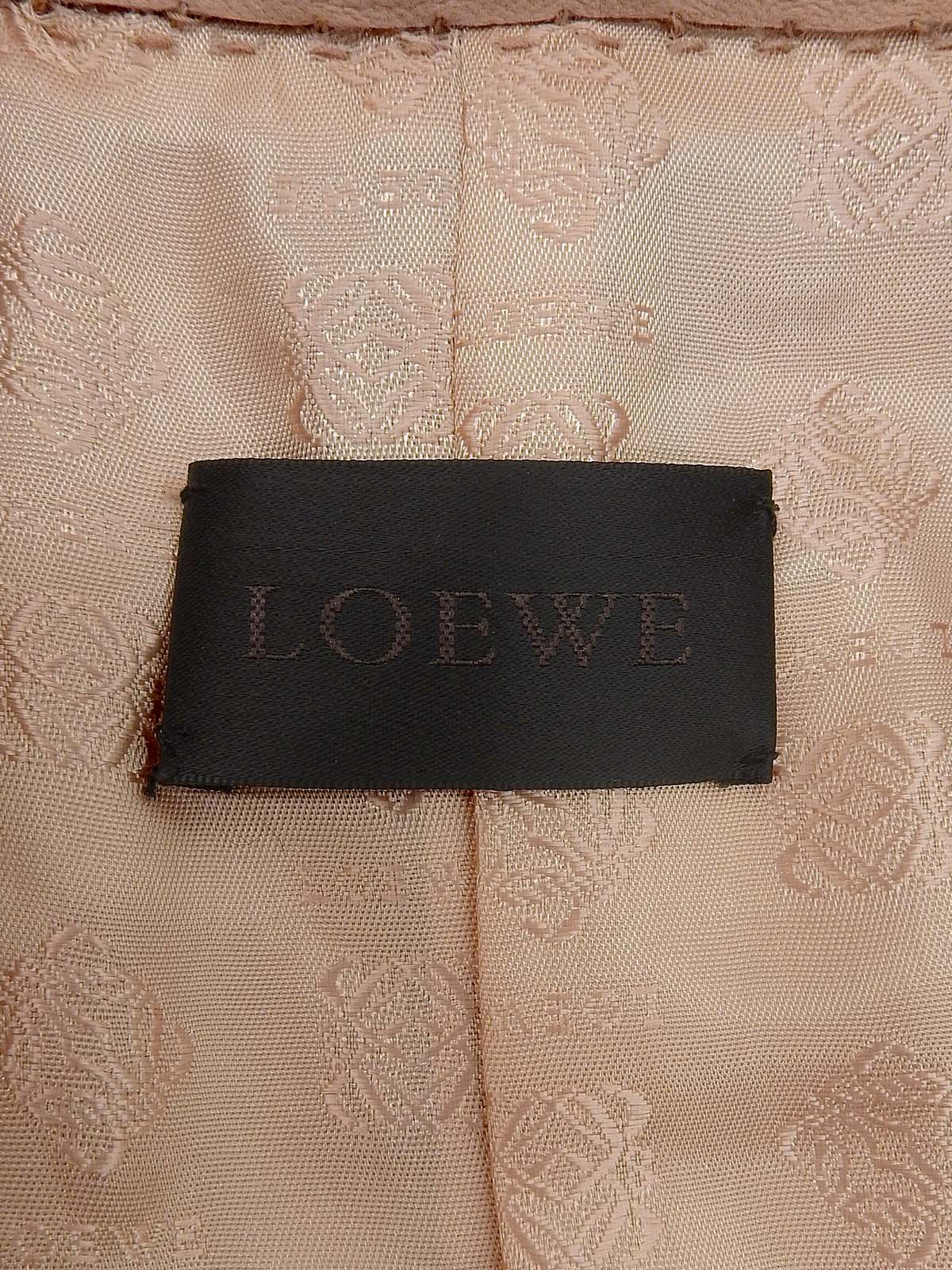 レザーロゴボタンジャケット ピンク