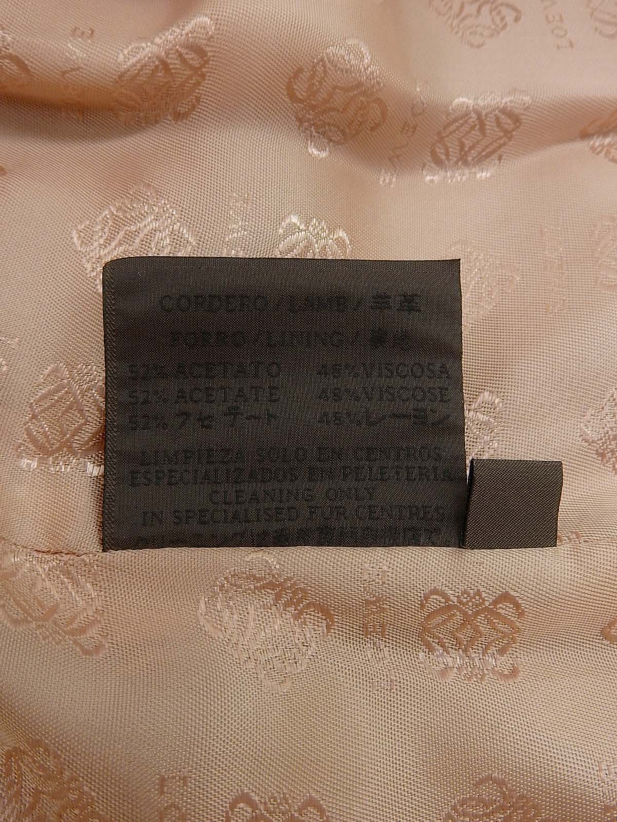 レザーロゴボタンジャケット ピンク