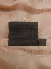 レザーロゴボタンジャケット ピンク