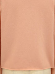 1999年製 カシミヤCCマークリボンカーディガン サーモンピンク