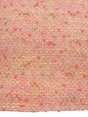 Tweed mini skirt in beige/pink
