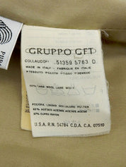 ウールセットアップ ベージュ/ネイビー