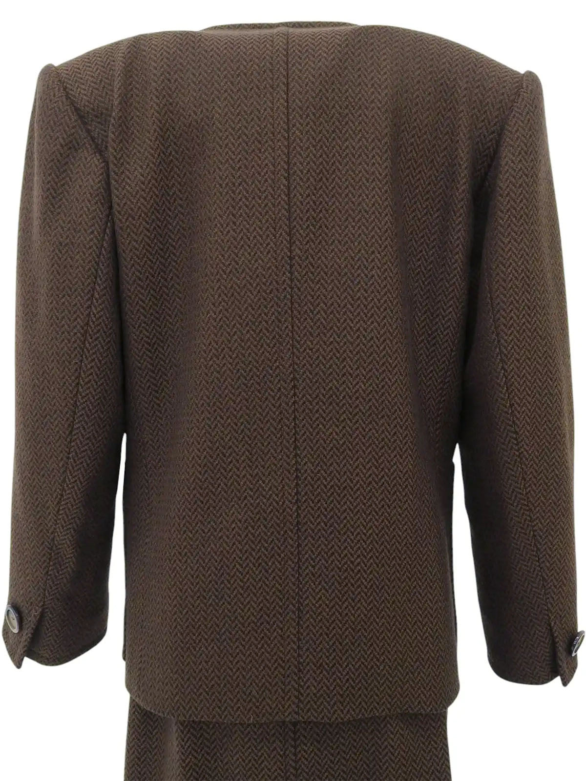 Herringbone Pattern Set Up Brown