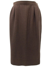 ヘリンボーンパターンセットアップ ブラウン