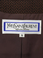 Herringbone Pattern Set Up Brown