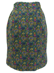 デザインパターンロゴチャームスカート グリーン/マルチ