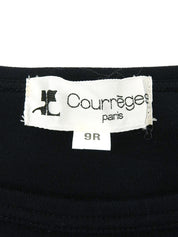 海军蓝心形logo长袖上衣