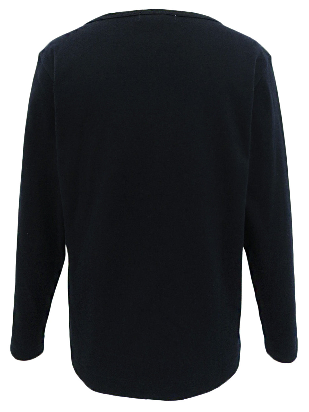 ハートロゴロングスリーブトップス　ネイビー