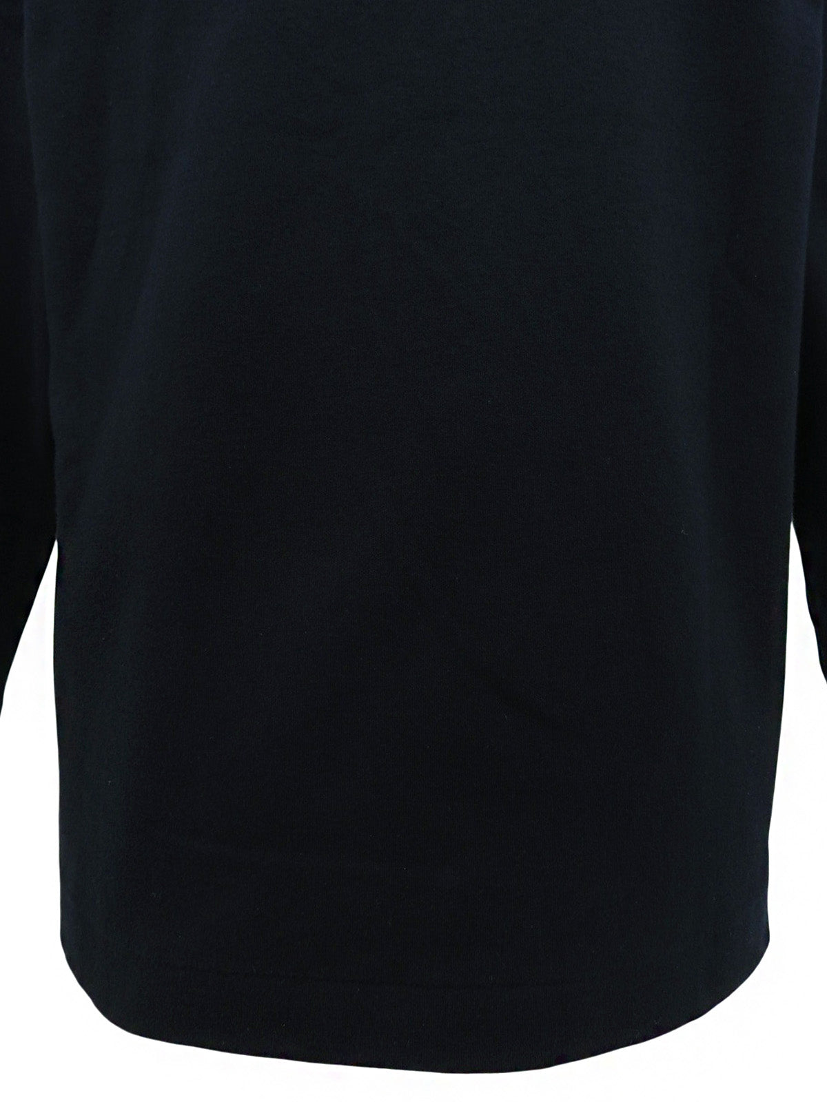 海军蓝心形logo长袖上衣