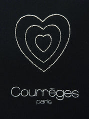 ハートロゴロングスリーブトップス　ネイビー