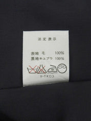 Wool jacket in white/black