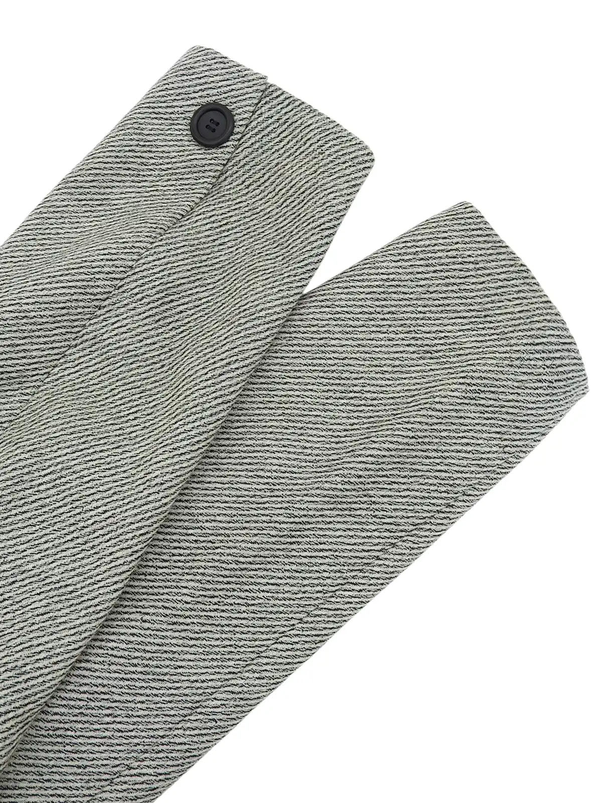 Wool jacket in white/black