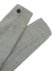 Wool jacket in white/black