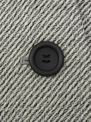 Wool jacket in white/black