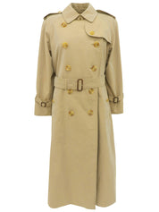 ノバチェックライニングトレンチコート ベージュ