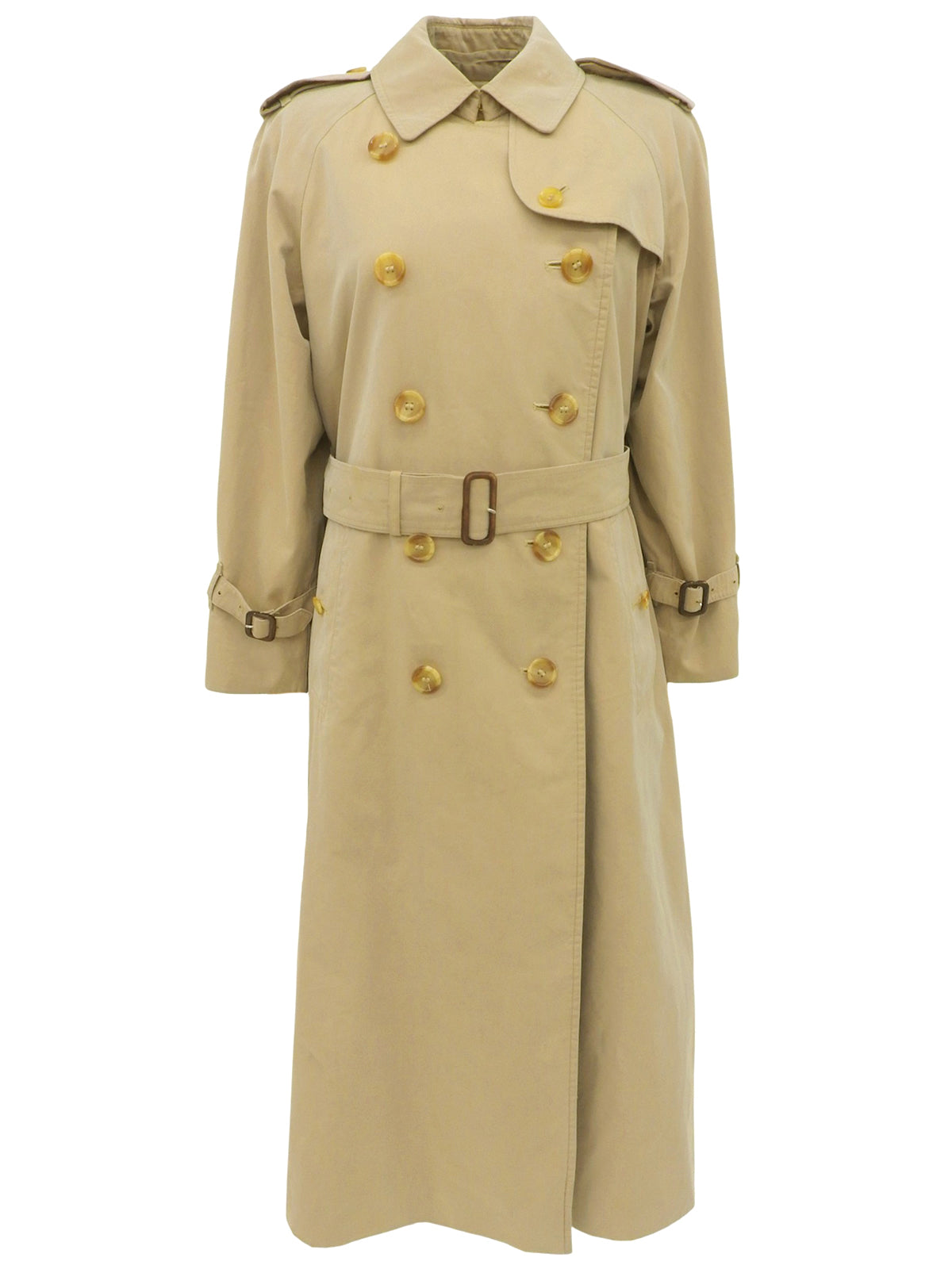 ノバチェックライニングトレンチコート ベージュ