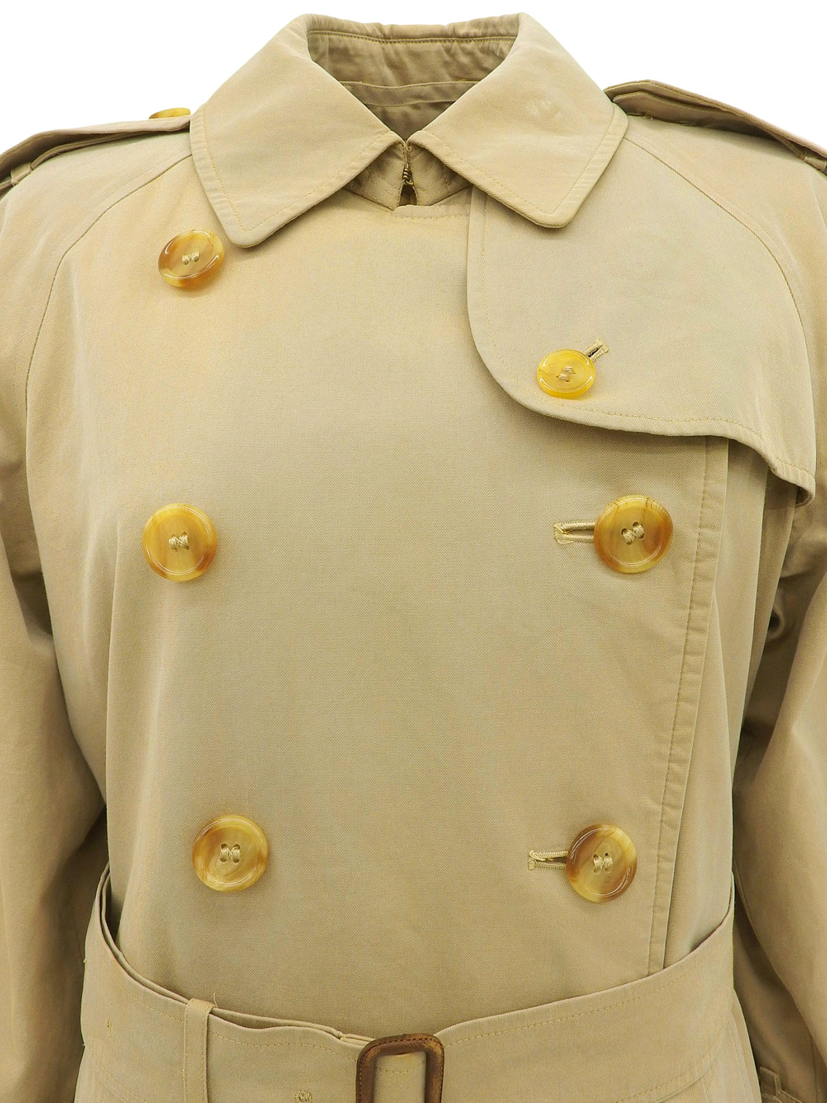 ノバチェックライニングトレンチコート ベージュ