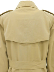 ノバチェックライニングトレンチコート ベージュ