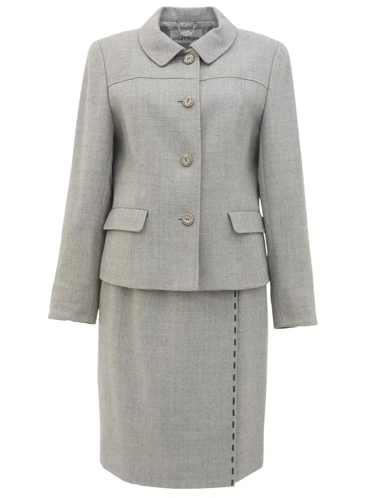 ウールセットアップ グレー