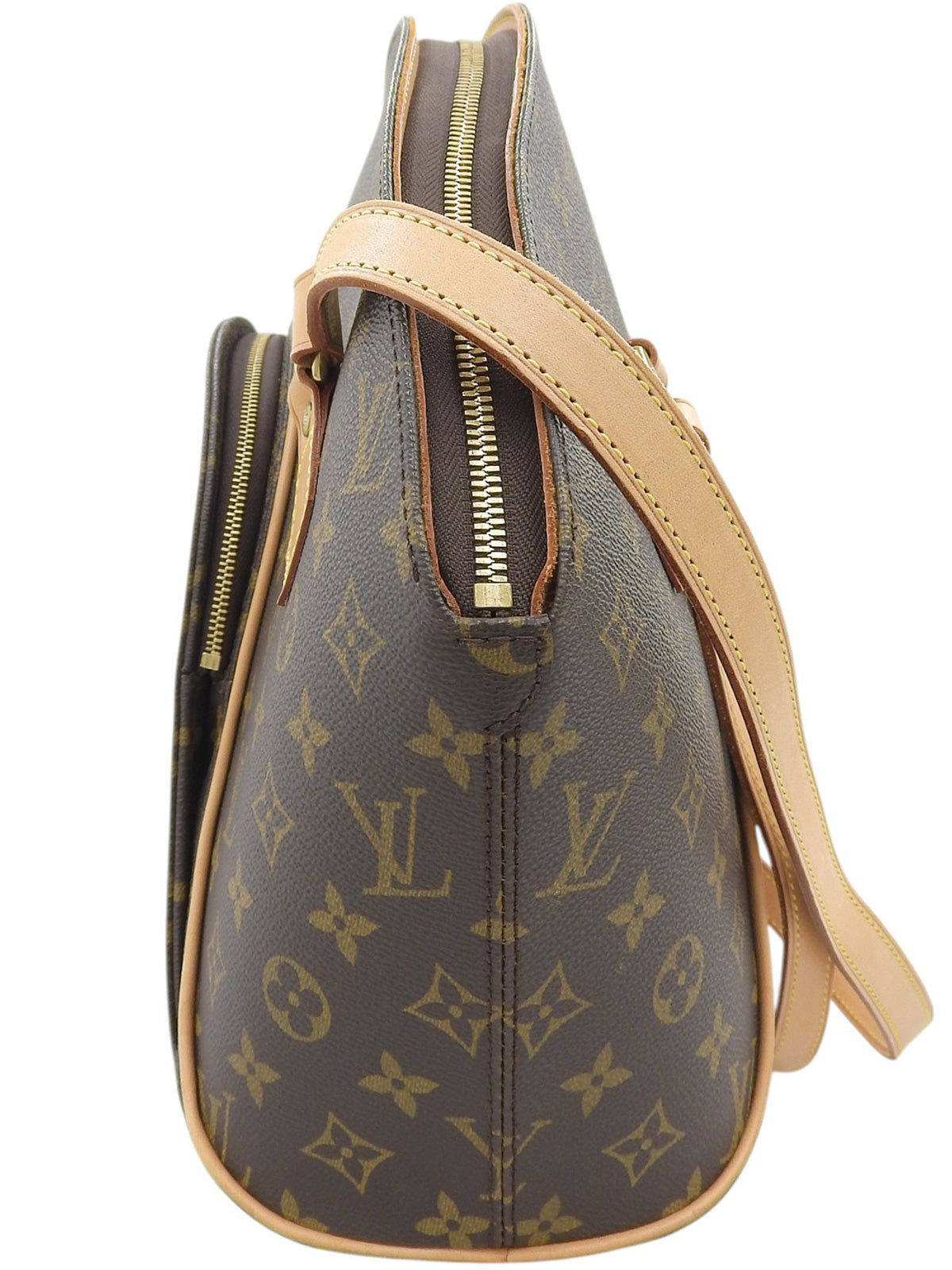 1998年製 キャンバスモノグラムエリプスショッピング ブラウン