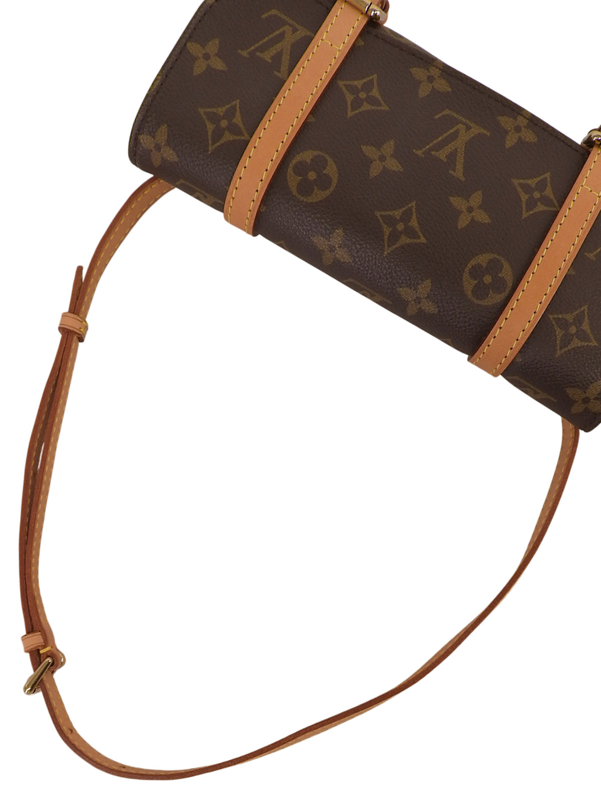 2005年製 キャンバスモノグラムポシェットマレル ブラウン